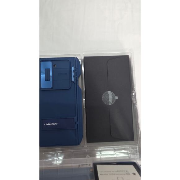 Nillkin Samsung Galaxy Z Fold 6 Protective Case Phone Case Blue Pen Holder - Picture 2 of 8
